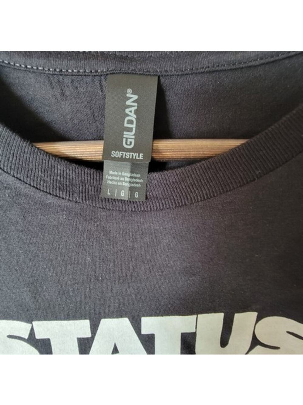 Status Quo  band t shirt  large black